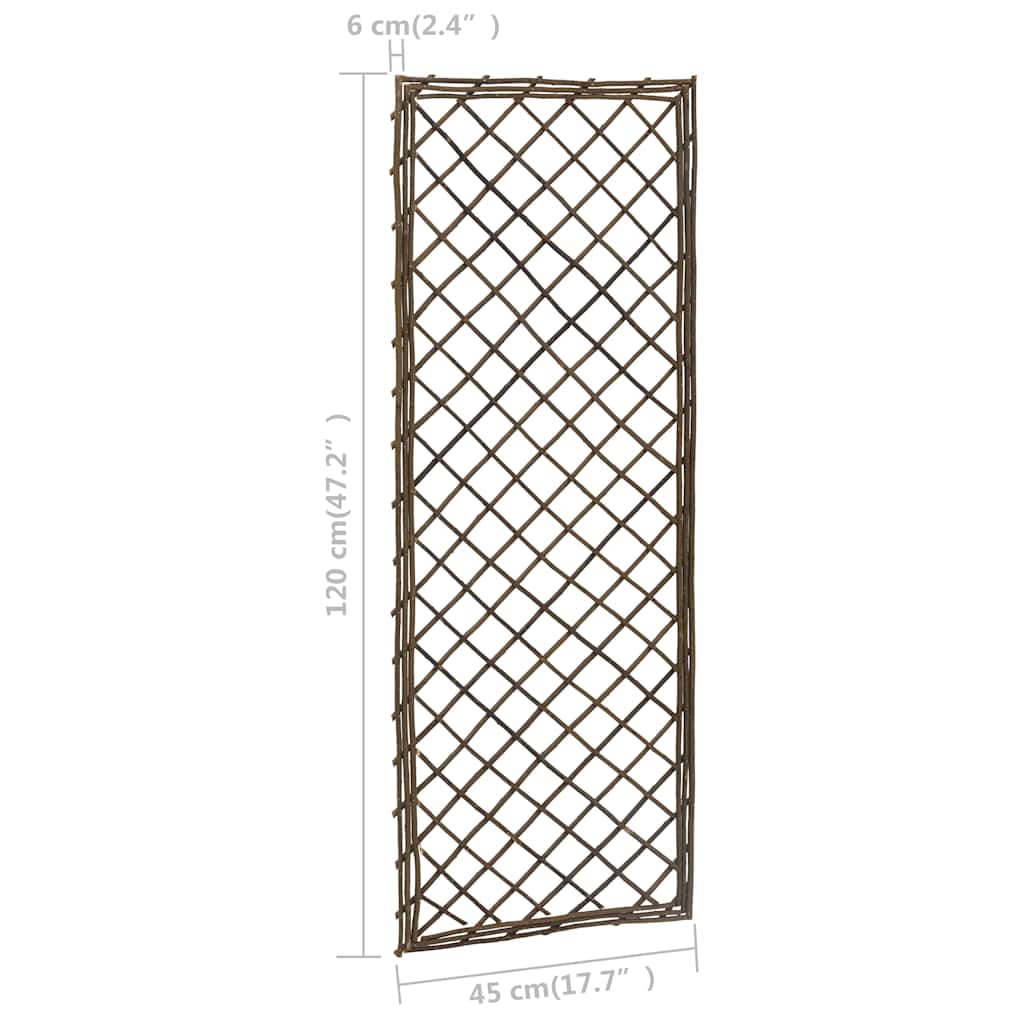 Tralicci da Giardino 6 pz 45x120 cm in Salice