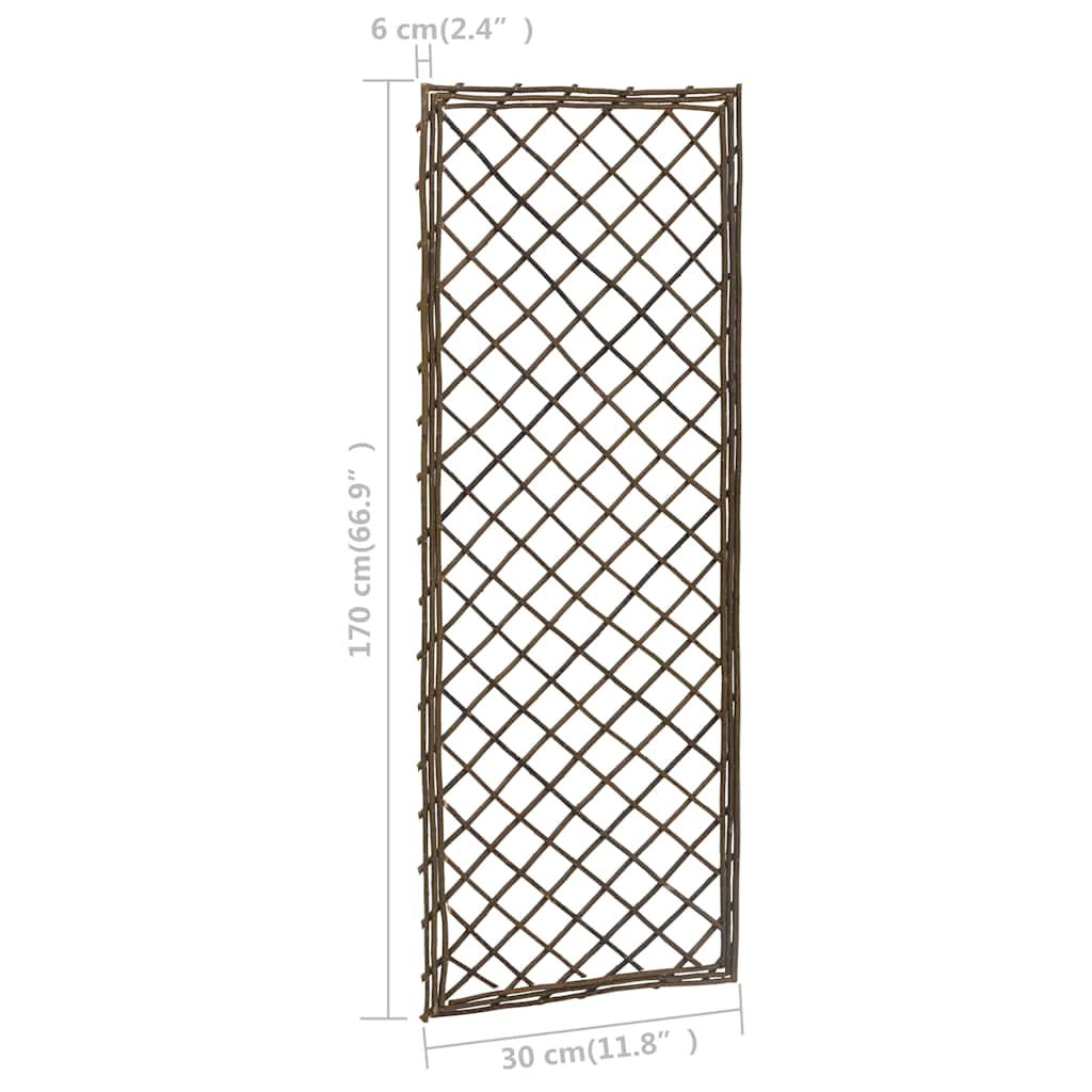 Tralicci da Giardino 6 pz 30x170 cm Salice