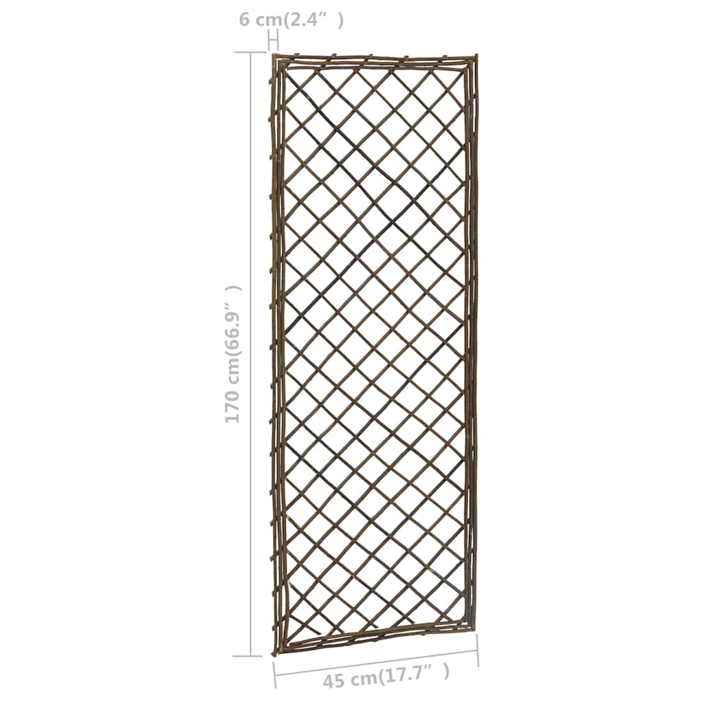 Tralicci da Giardino 6 pz 45x170 cm in Salice