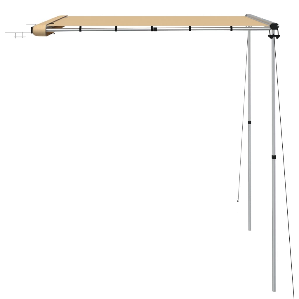 Tendalino per Camper e Roulotte 2,4x2x2,15 m Beige