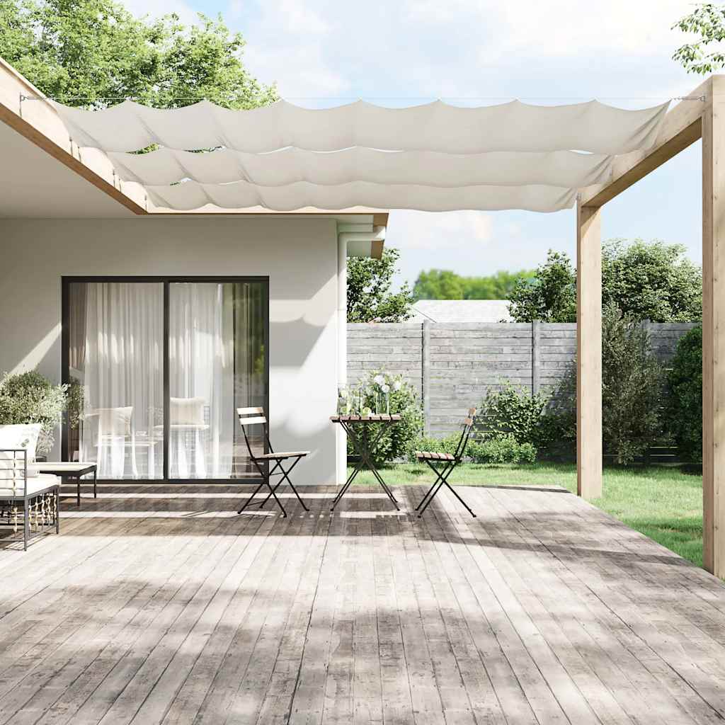 Paravento Verticale Bianco 100x1000 cm Tessuto Oxford