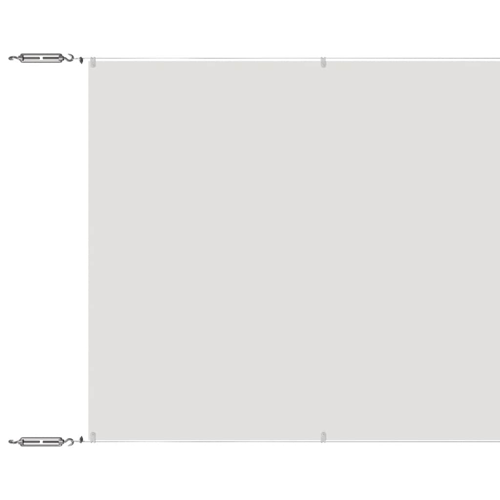 Paravento Verticale Bianco 100x1000 cm Tessuto Oxford