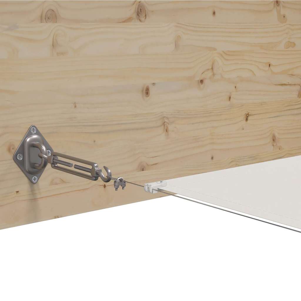 Paravento Verticale Bianco 100x1000 cm Tessuto Oxford
