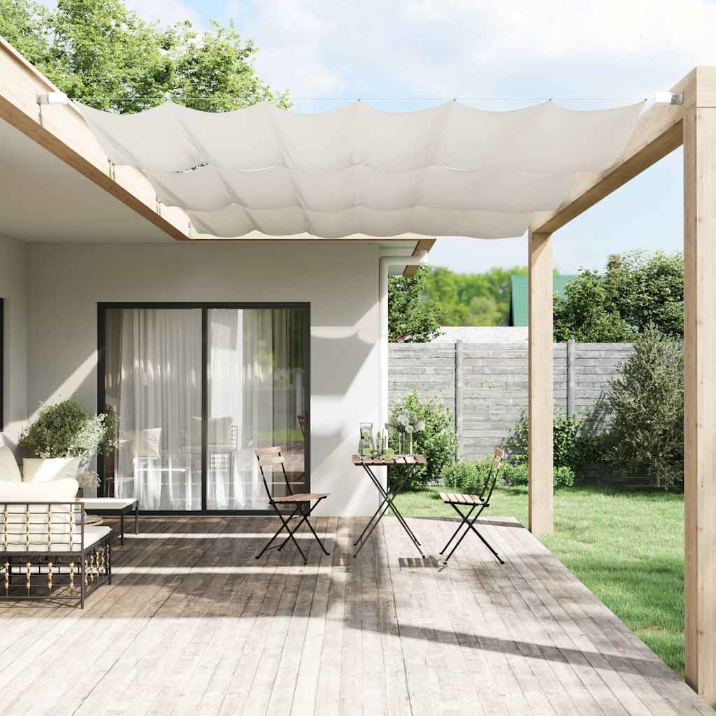 Paravento Verticale Bianco 140x270 cm Tessuto Oxford