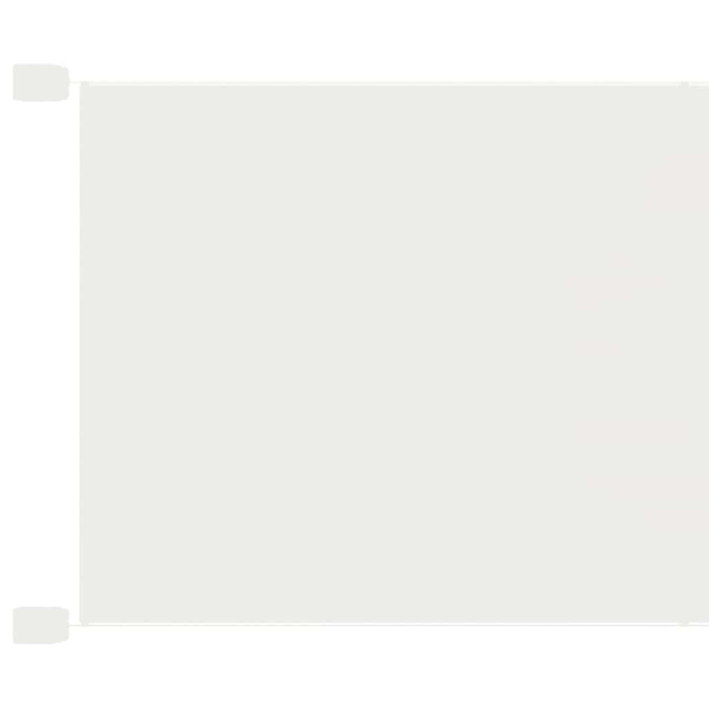 Paravento Verticale Bianco 140x420 cm Tessuto Oxford