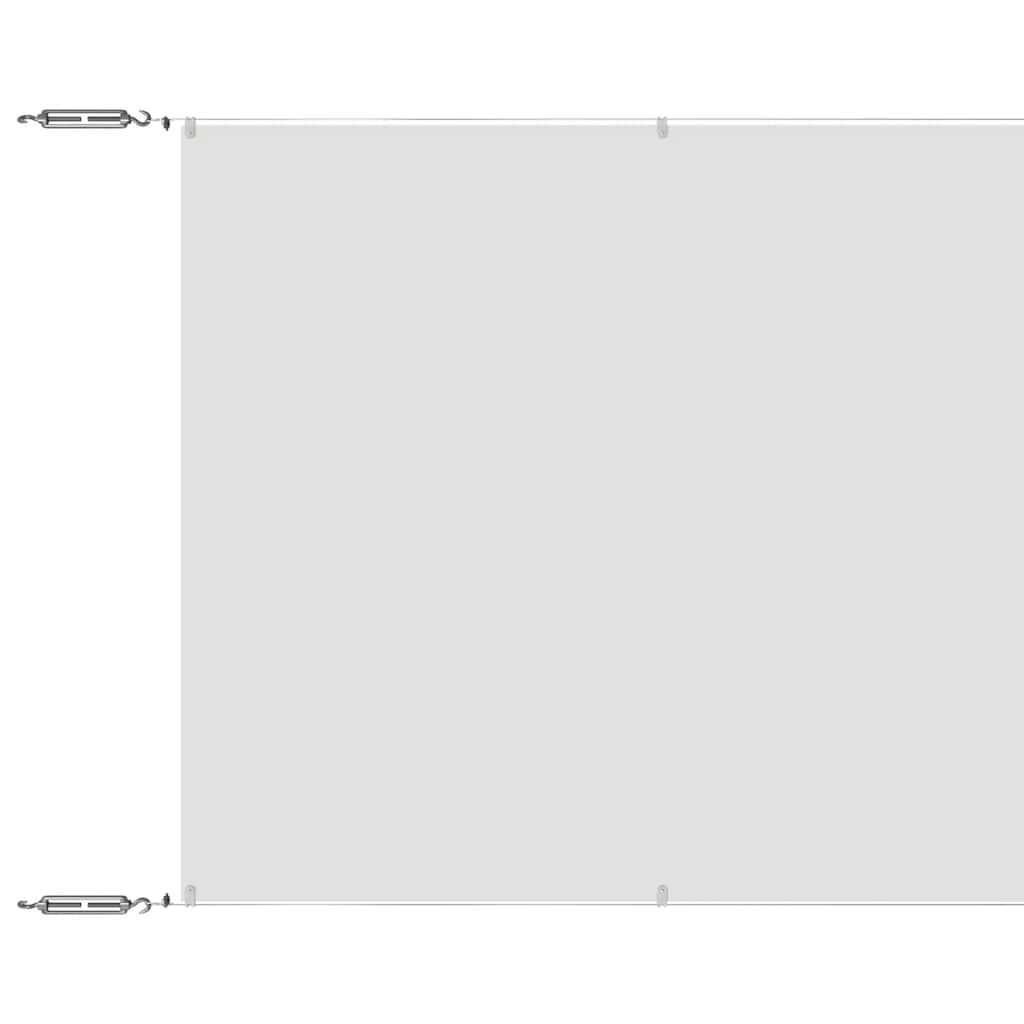 Paravento Verticale Bianco 140x800 cm Tessuto Oxford
