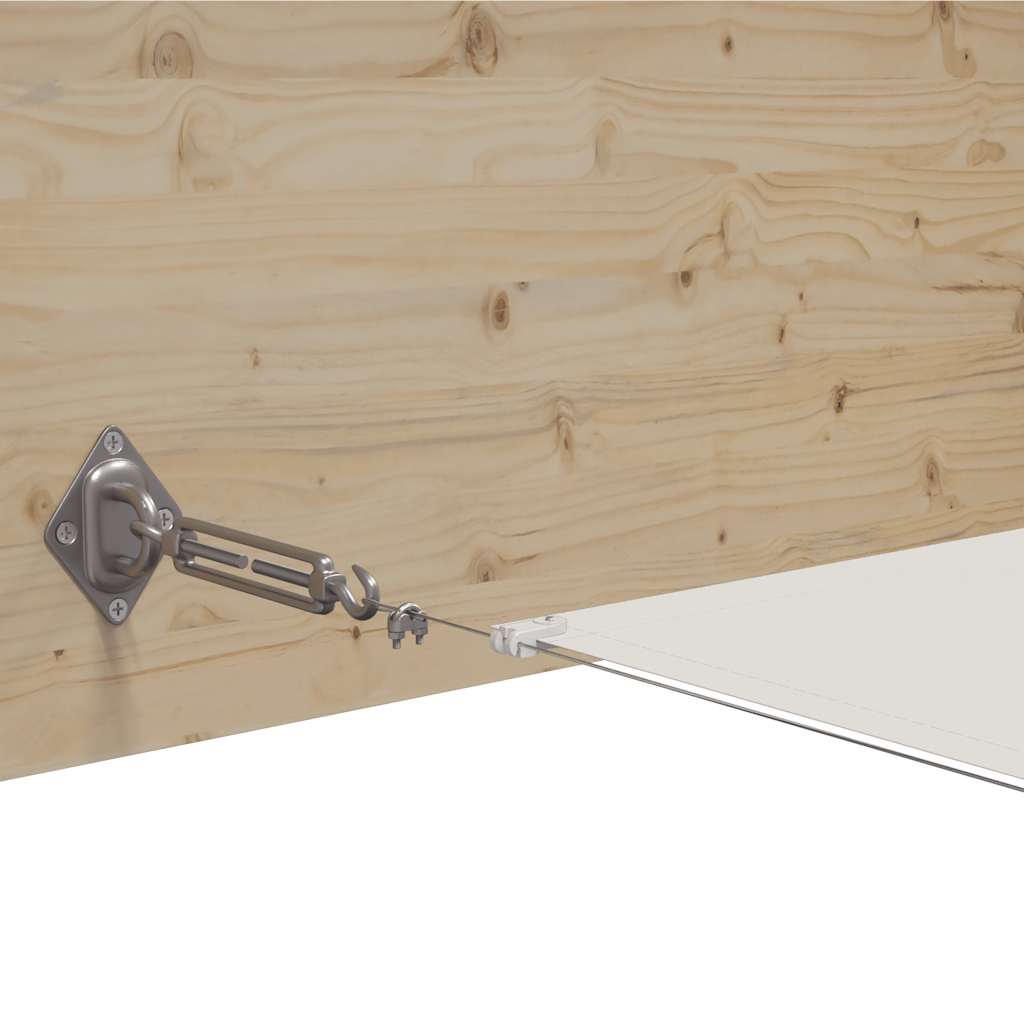 Paravento Verticale Bianco 140x800 cm Tessuto Oxford