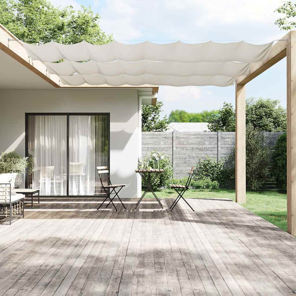 Paravento Verticale Bianco 180x1200 cm Tessuto Oxford