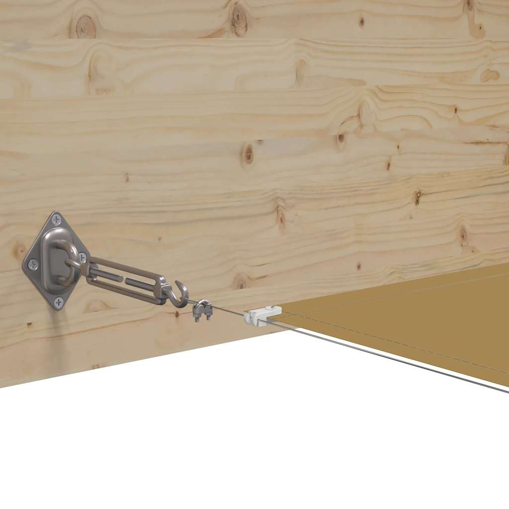 Paravento Verticale Beige 60x1200 cm in Tessuto Oxford