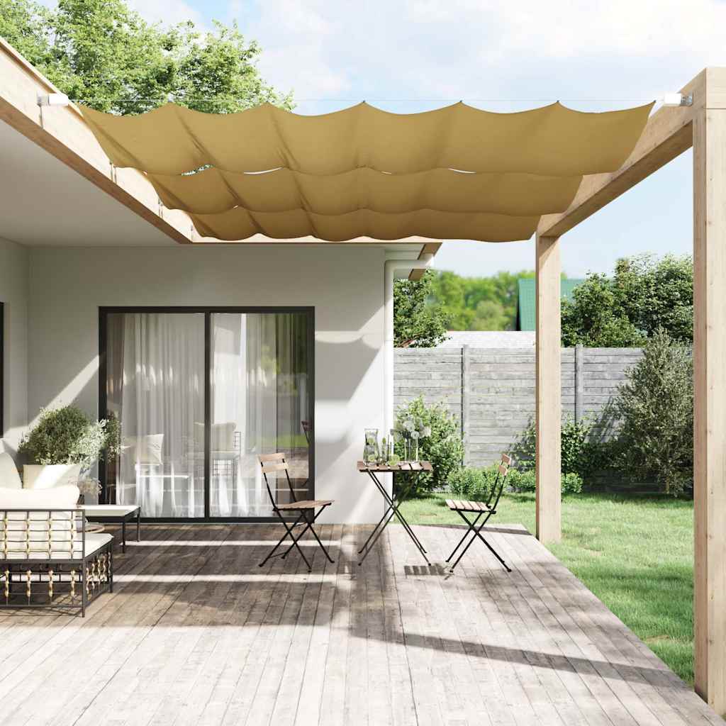 Paravento Verticale Beige 140x270 cm in Tessuto Oxford