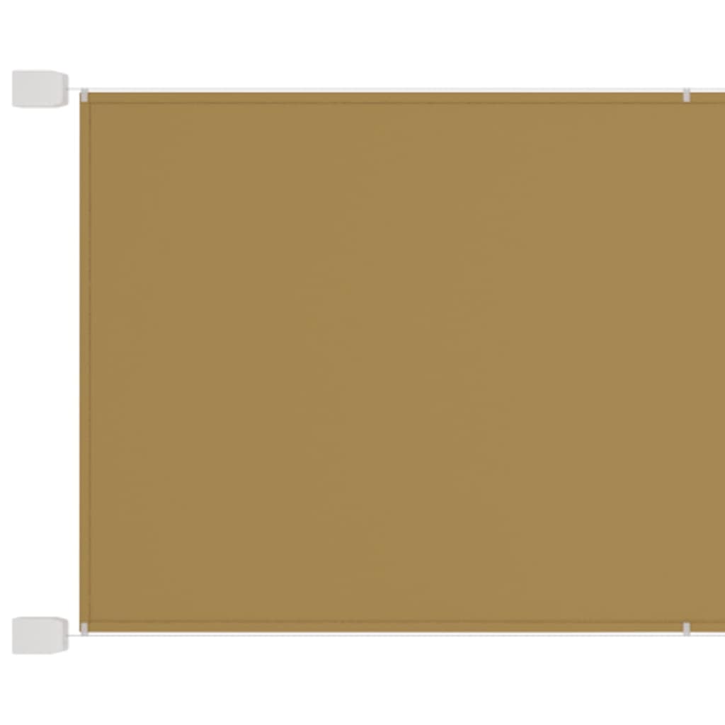 Paravento Verticale Beige 200x420 cm in Tessuto Oxford