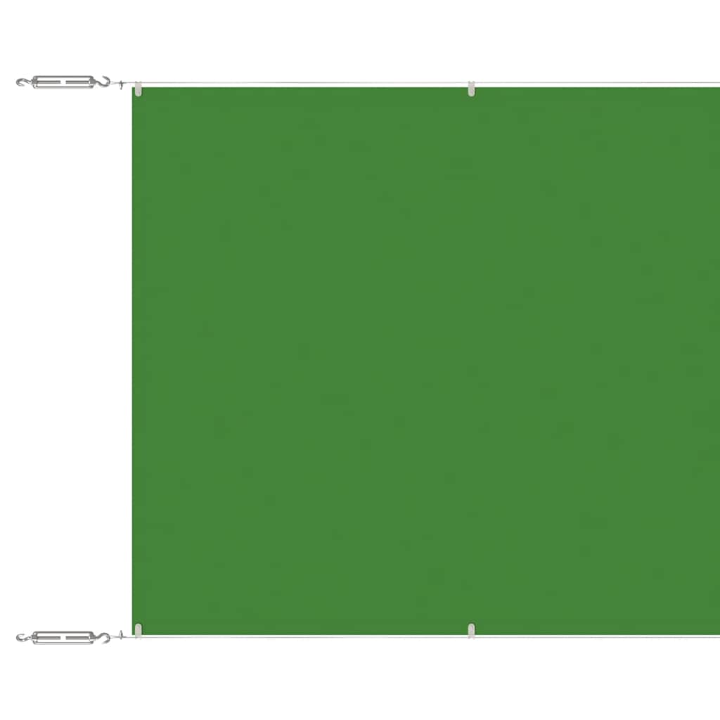 Paravento Verticale Verde Chiaro 100x600 cm in Tessuto Oxford