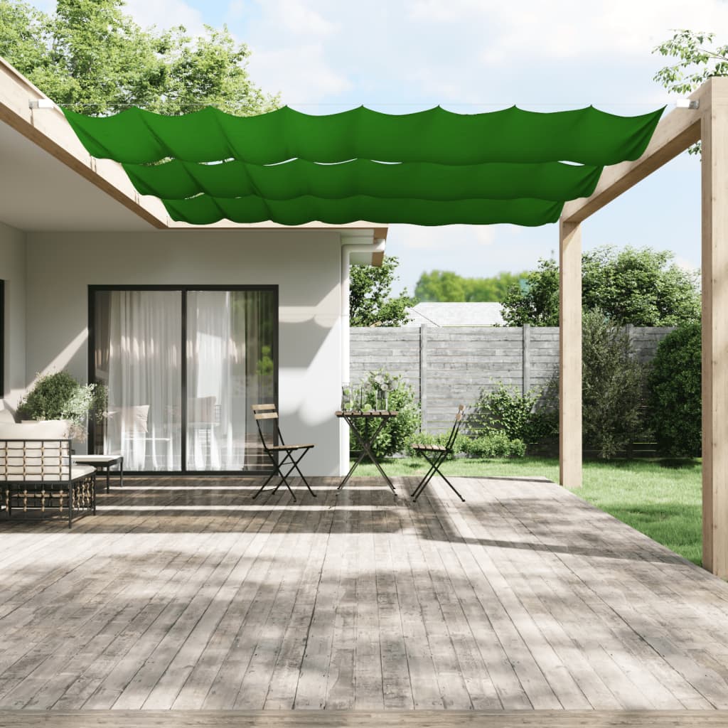 Paravento Verticale Verde Chiaro 140x420 cm in Tessuto Oxford
