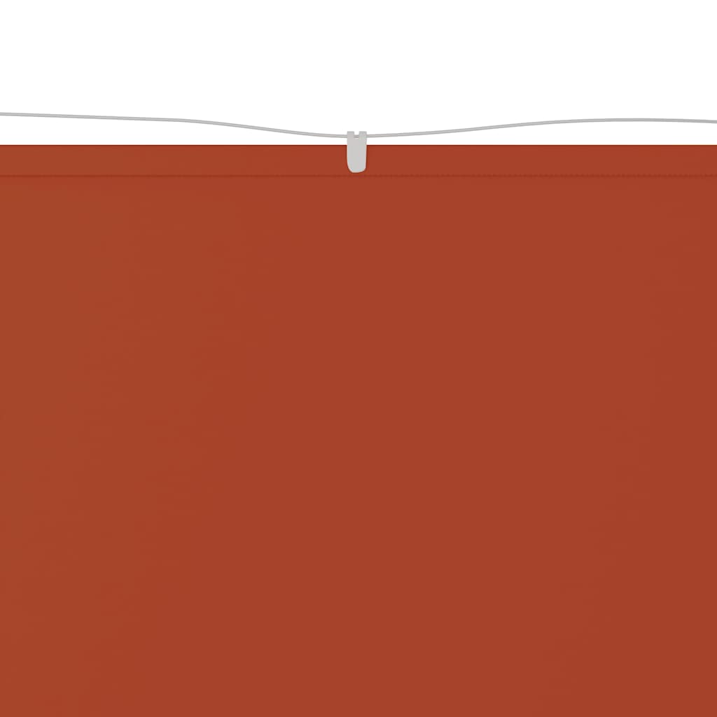 Paravento Verticale Terracotta 100x1200 cm in Tessuto Oxford