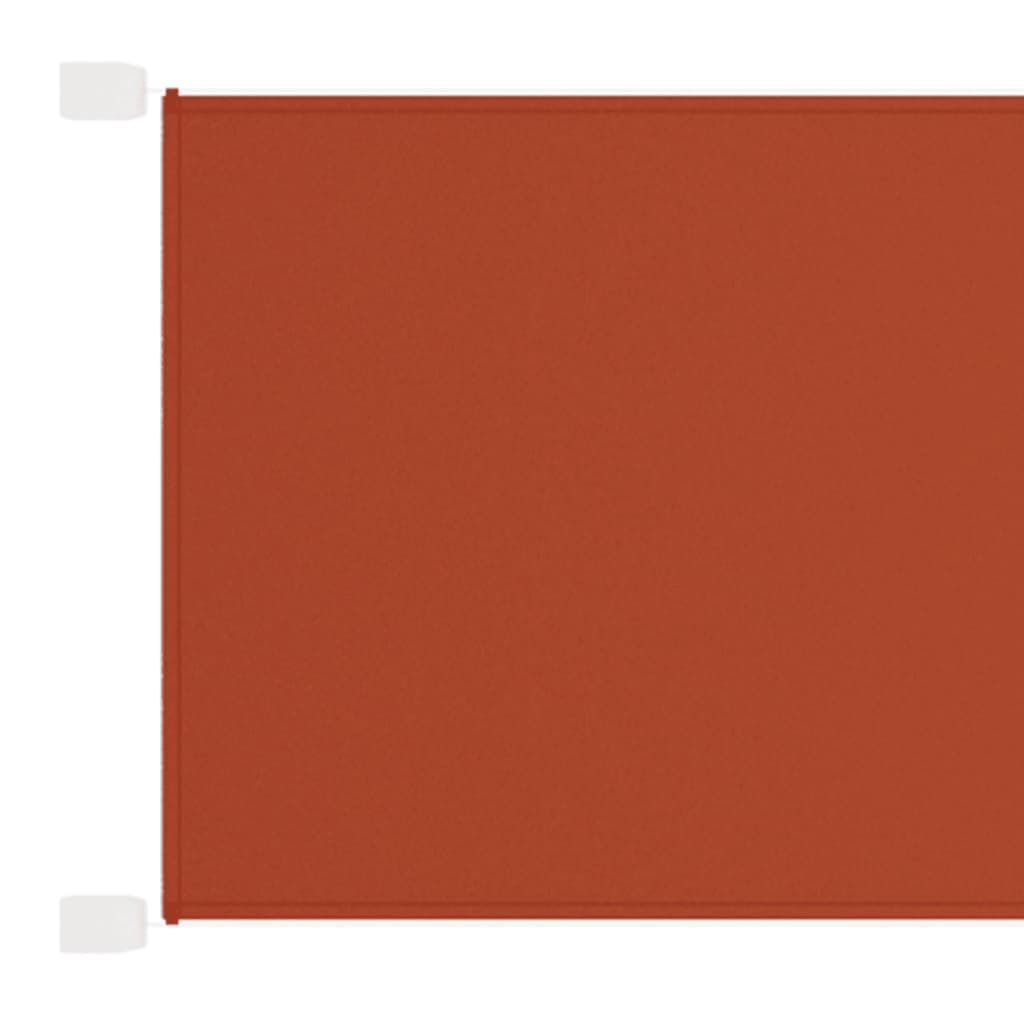 Paravento Verticale Terracotta 140x360 cm in Tessuto Oxford