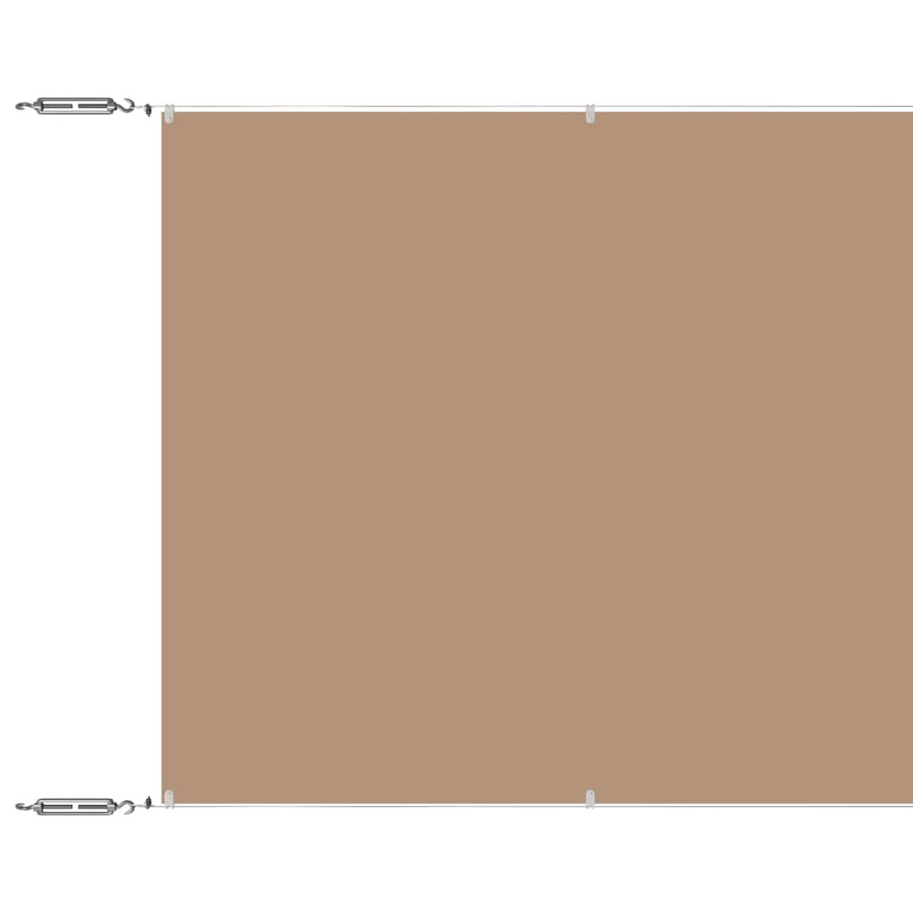Paravento Verticale Tortora 60x1200 cm in Tessuto Oxford