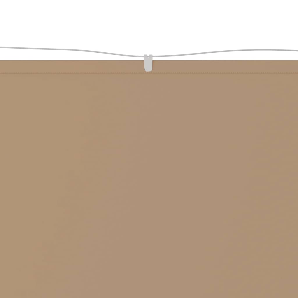 Paravento Verticale Tortora 60x1200 cm in Tessuto Oxford