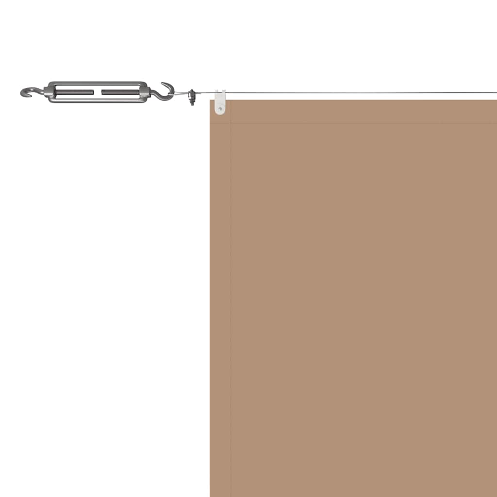 Paravento Verticale Grigio Talpa 100x800 cm in Tessuto Oxford