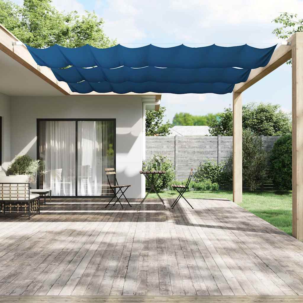 Paravento Verticale Blu 140x360 cm in Tessuto Oxford