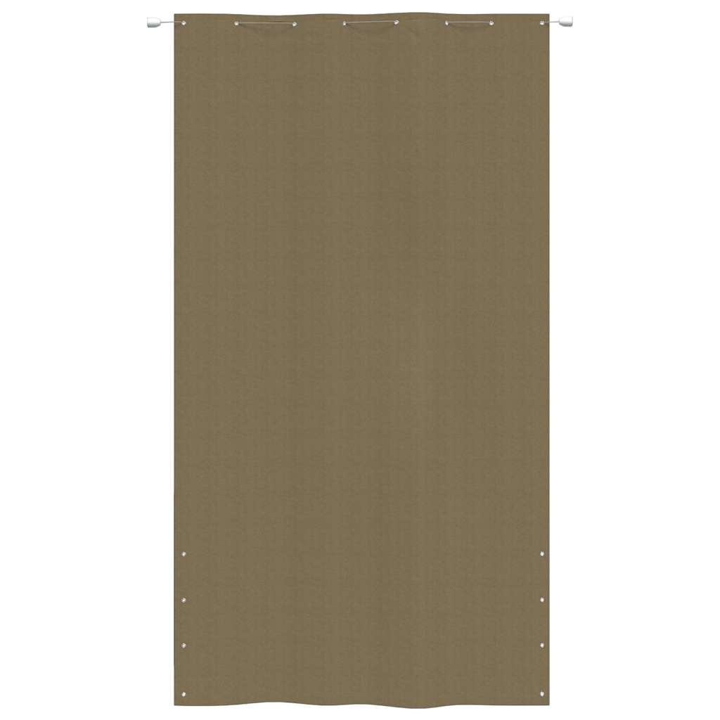 Paravento per Balcone Tortora 160x240 cm in Tessuto Oxford