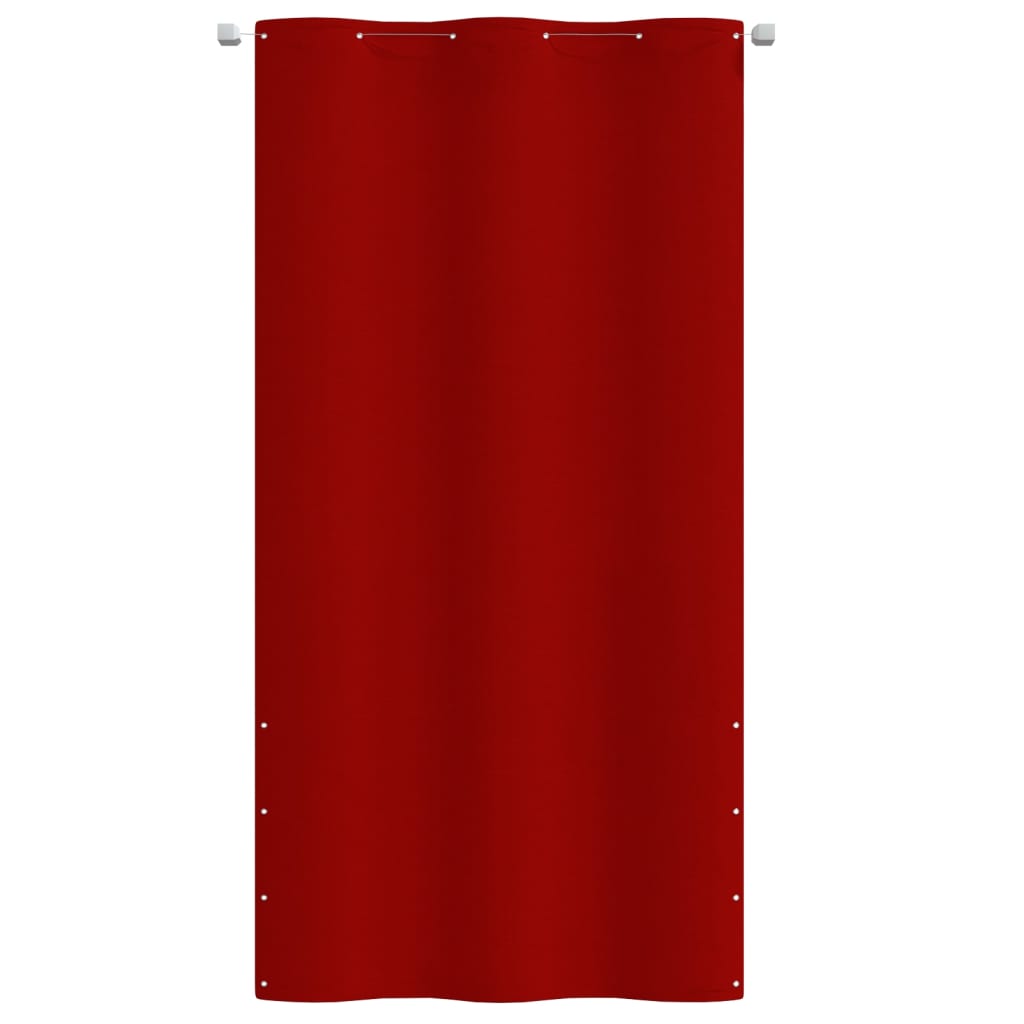Paravento per Balcone Rosso 120x240 cm in Tessuto Oxford