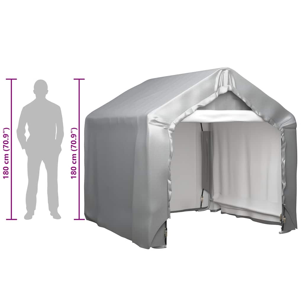 Tenda Grigia 180x180 cm in Acciaio Zincato