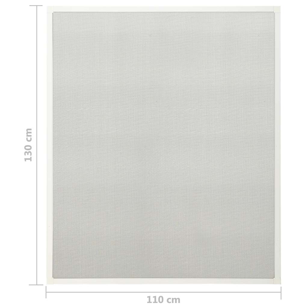 Zanzariera per Finestre Bianca 110x130 cm