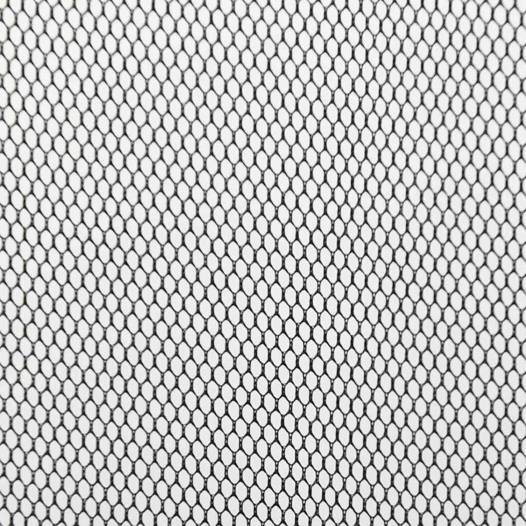 Zanzariera Porta con Tenda in Rete Nera 100x220 cm Poliestere