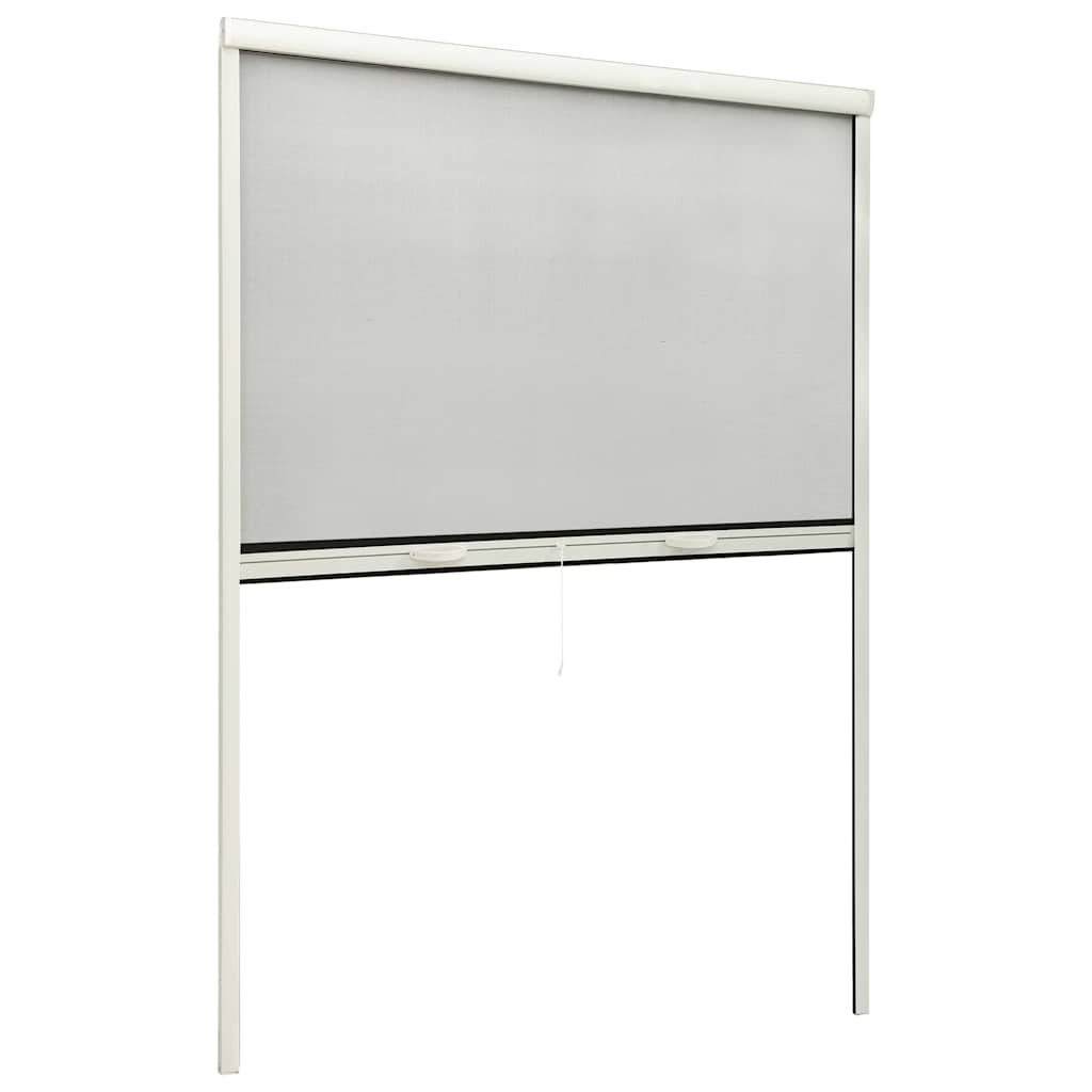 Zanzariera Avvolgibile per Finestre Bianco 110x170 cm