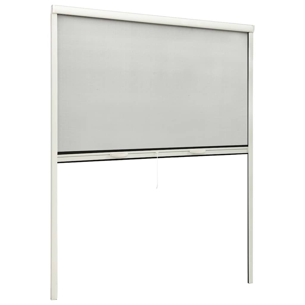 Zanzariera Avvolgibile per Finestre Bianco 150x170 cm