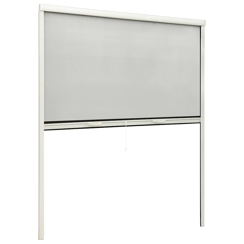 Zanzariera Avvolgibile per Finestre Bianco 160x170 cm