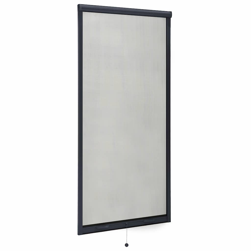 Zanzariera Avvolgibile per Finestre Antracite 60x150 cm