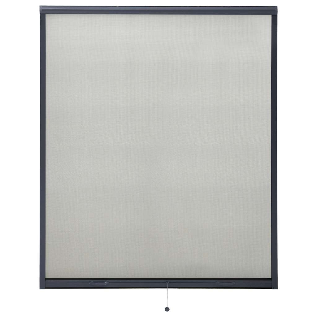 Zanzariera Avvolgibile per Finestre Antracite 160x170 cm