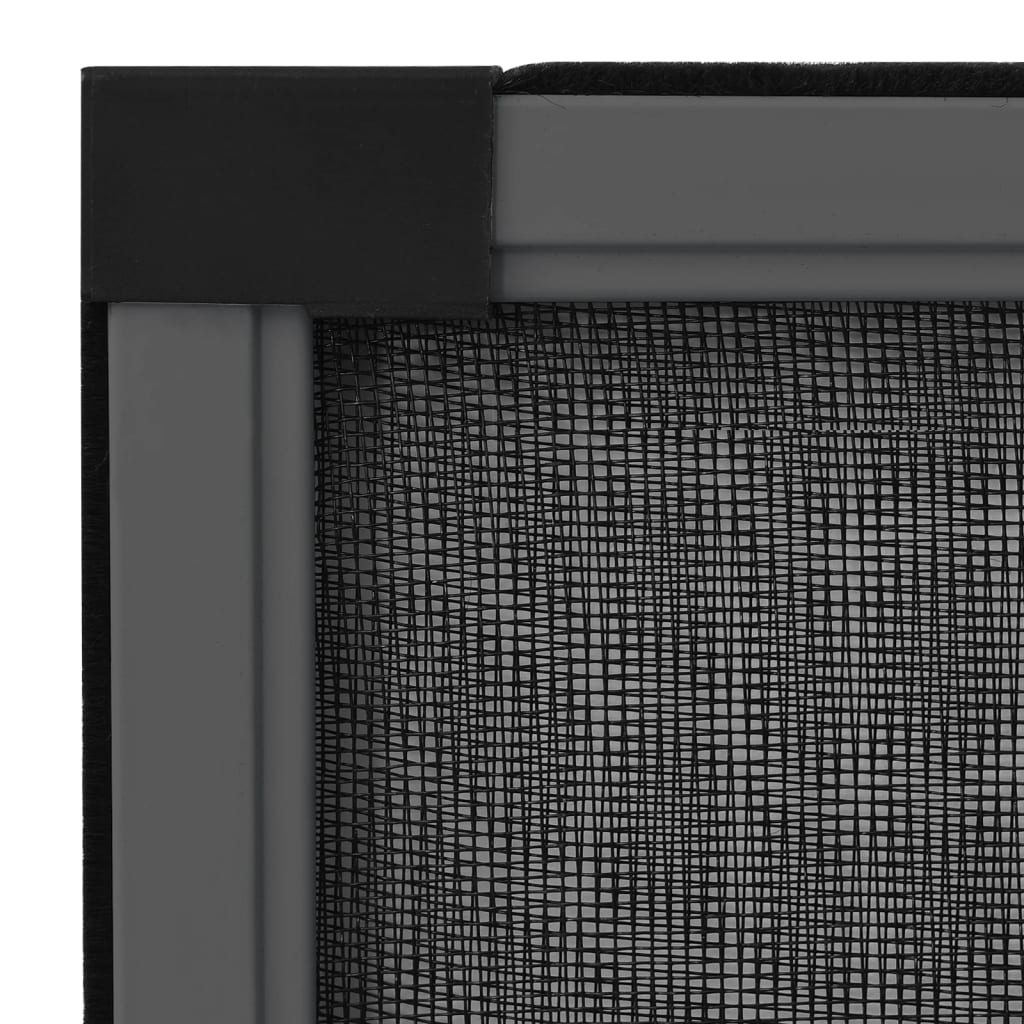 Zanzariera Allungabile per Finestre Antracite (75-143)x50 cm