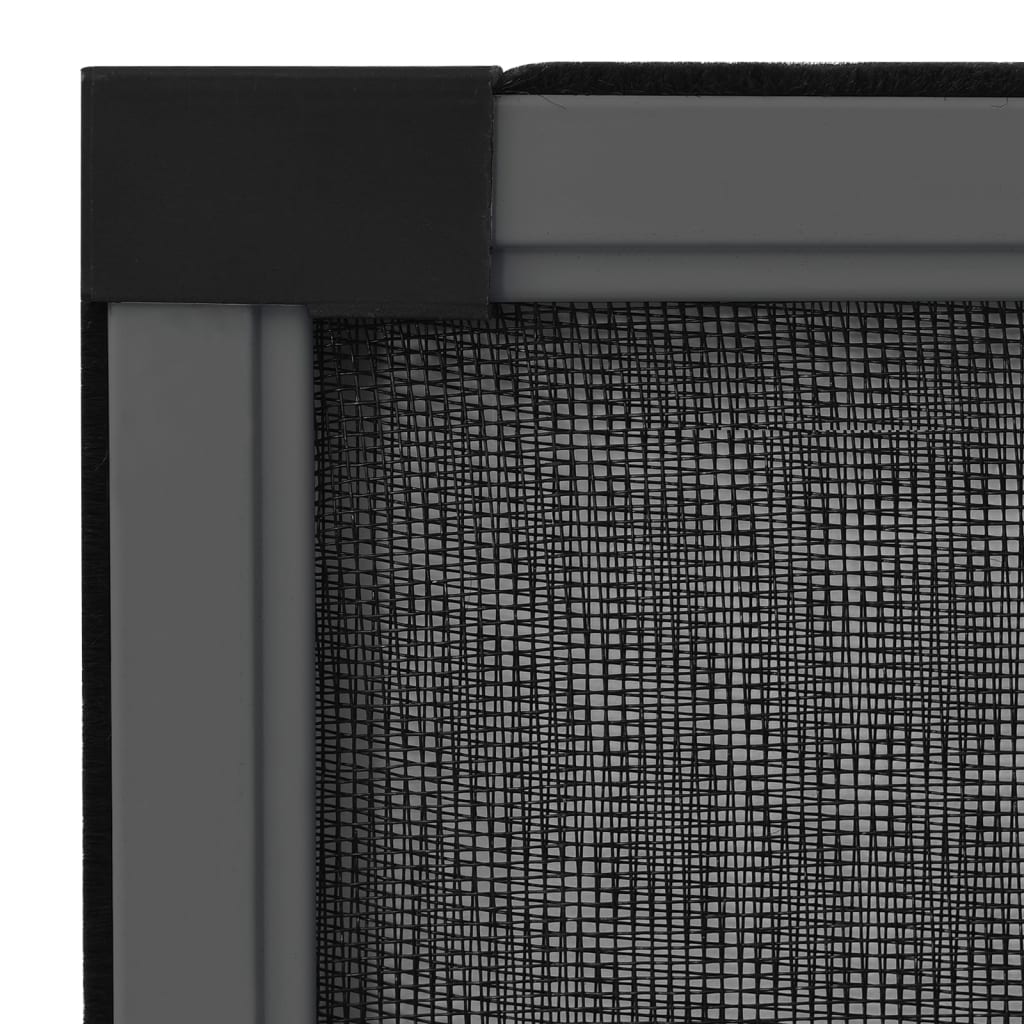 Zanzariera Allungabile per Finestre Antracite (100-193)x75 cm