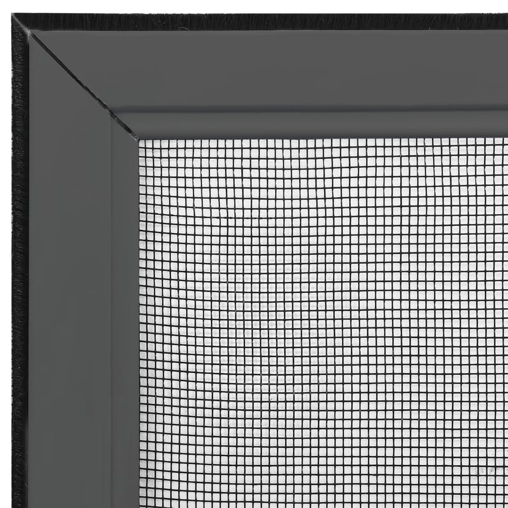 Zanzariera Allungabile per Finestre Antracite (100-193)x75 cm