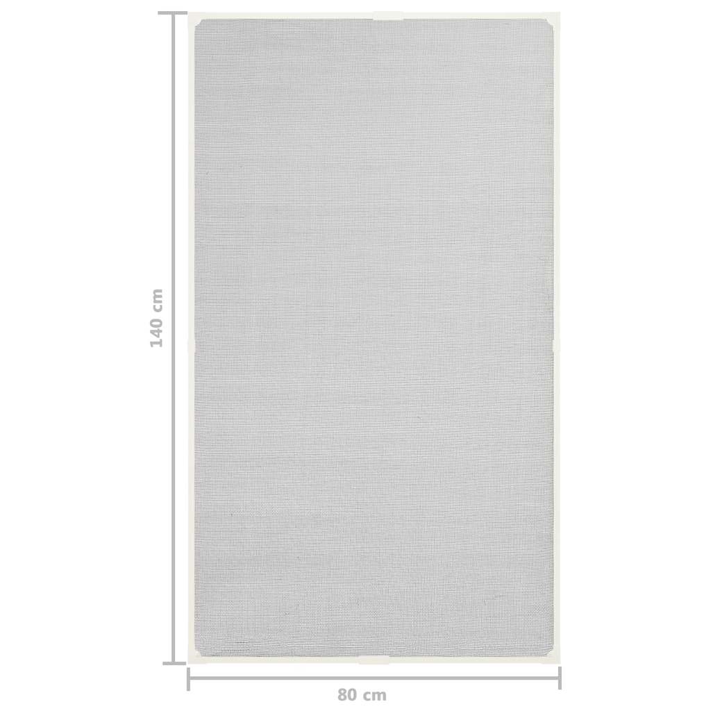 Zanzariera Magnetica Finestre Bianca 80x140cm in Fibra di Vetro