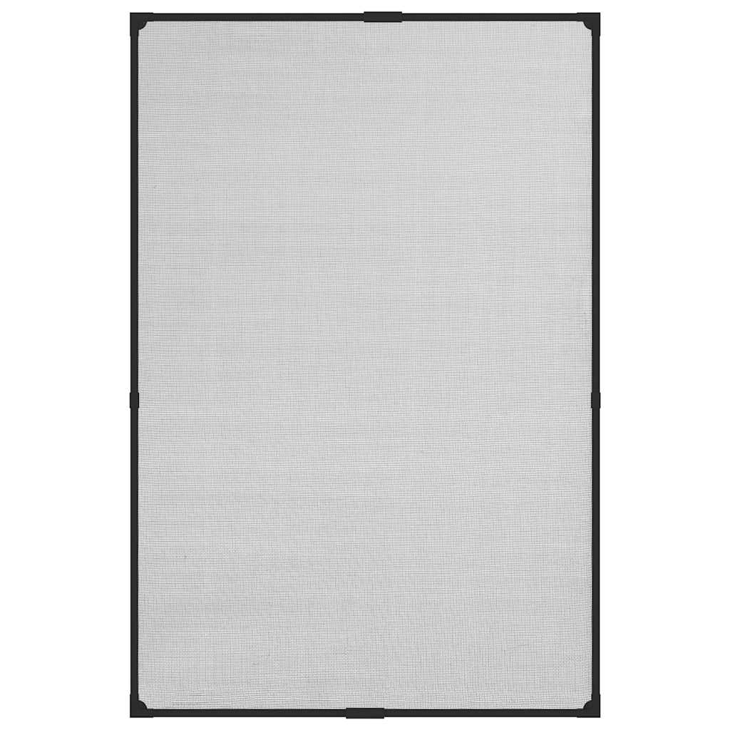 Zanzariera Magnetica Finestre Antracite 80x120cm Fibra Vetro