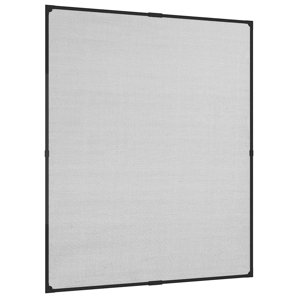 Zanzariera Magnetica Finestre Antracite 100x120cm Fibra Vetro