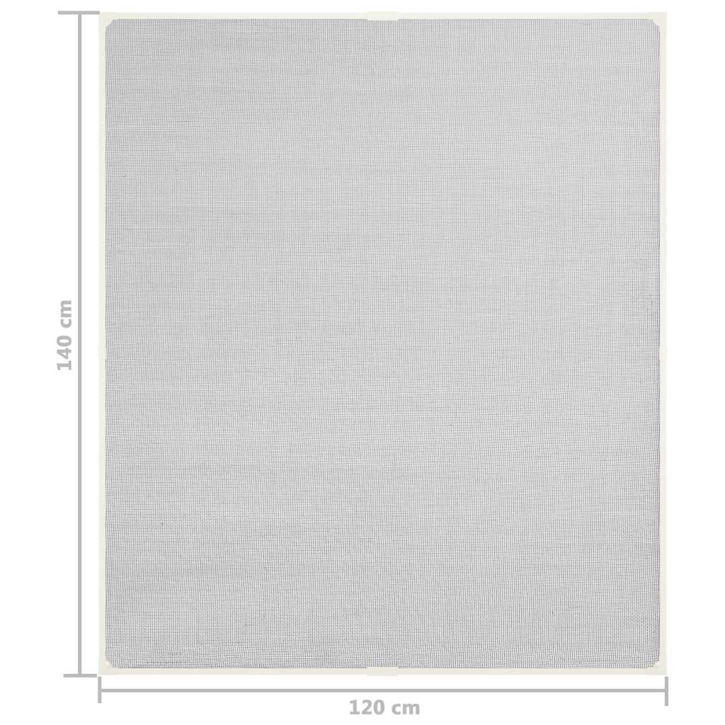 Zanzariera Magnetica Finestre Bianca 120x140cm Fibra di Vetro