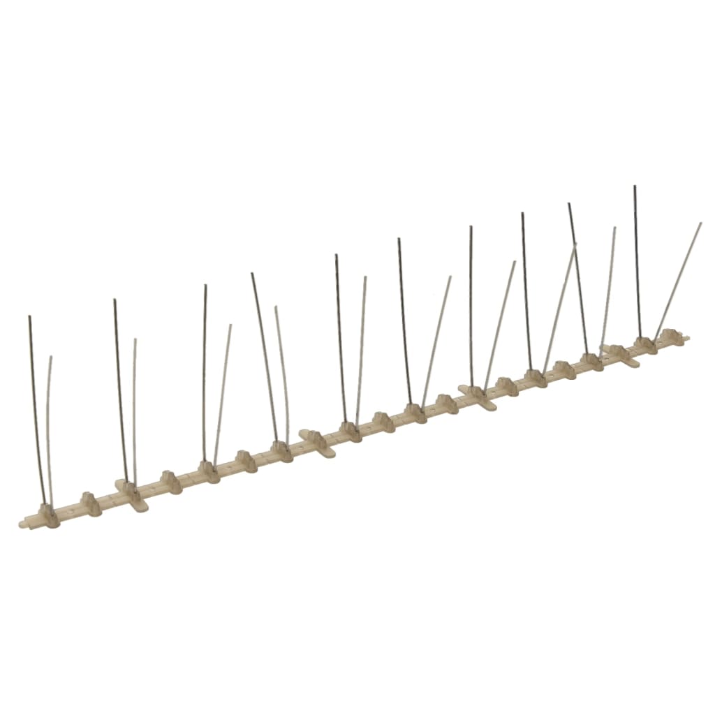 Set Dissuasori per Uccelli e Piccioni 20 pz 2 File 10 m