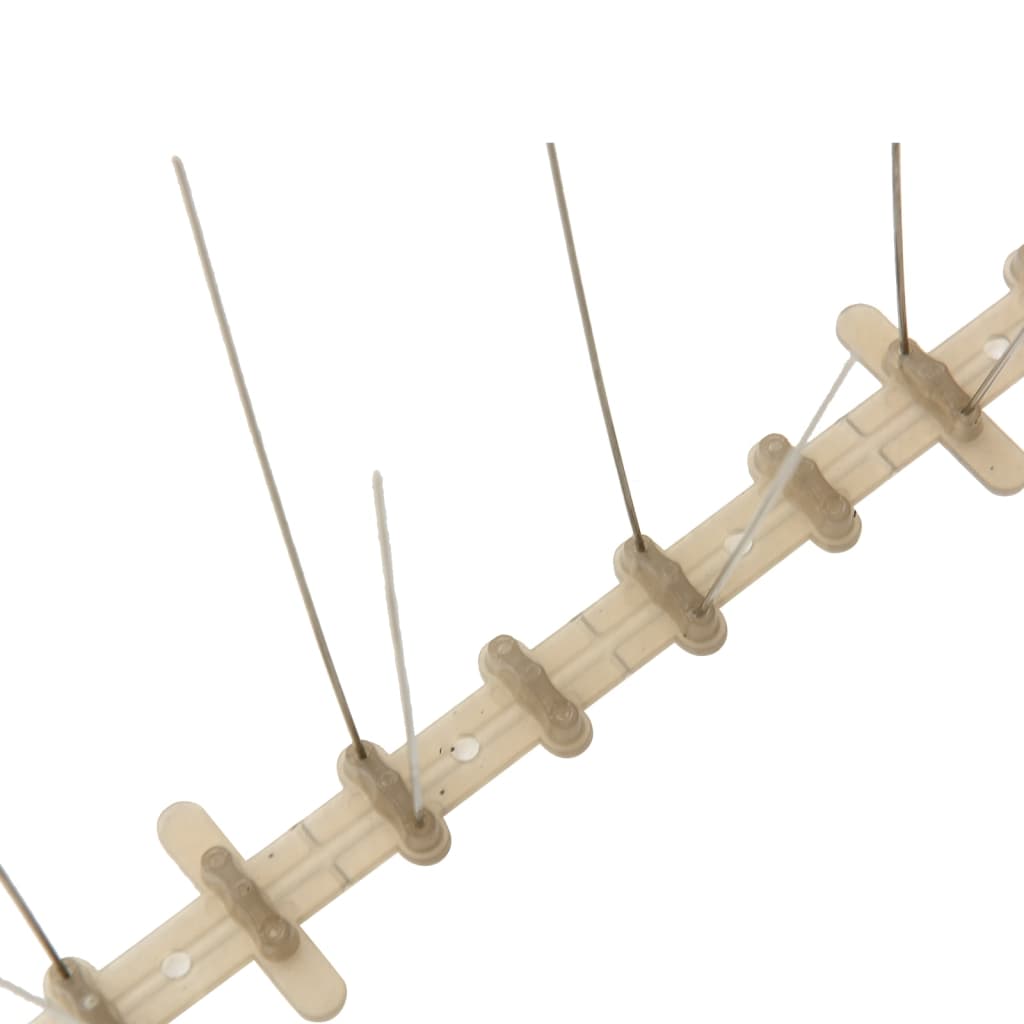 Set Dissuasori per Uccelli e Piccioni 20 pz 2 File 10 m