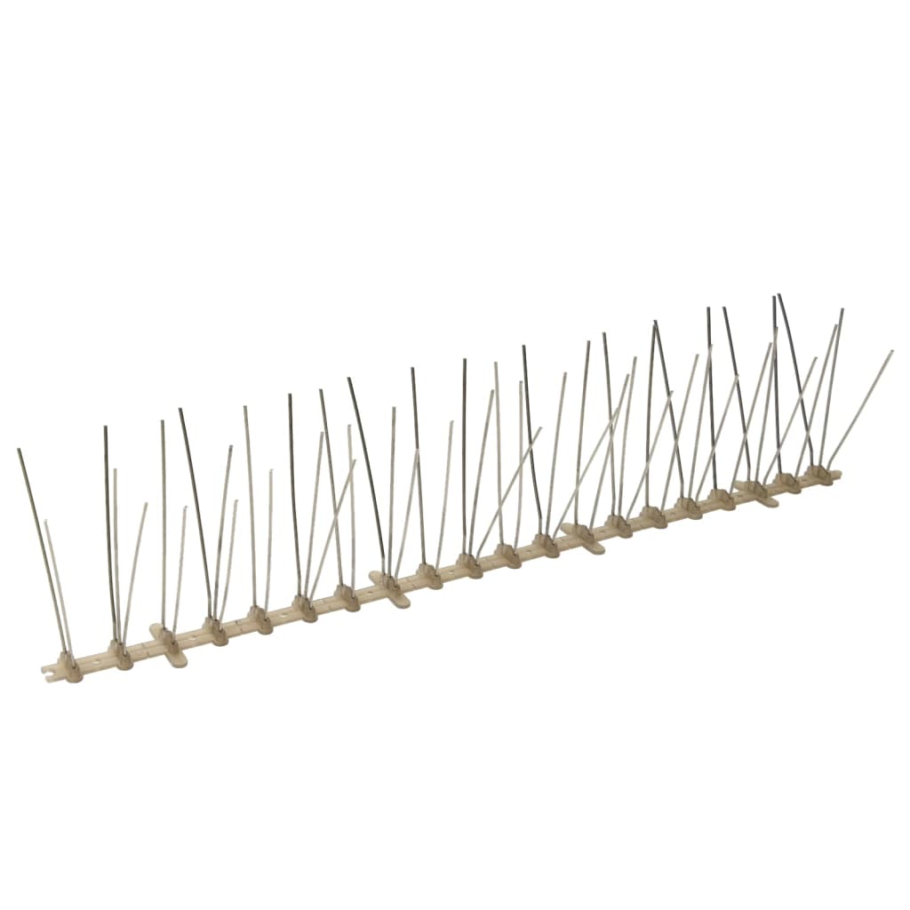 Set Dissuasori per Uccelli e Piccioni 6 pz 5 File 3 m