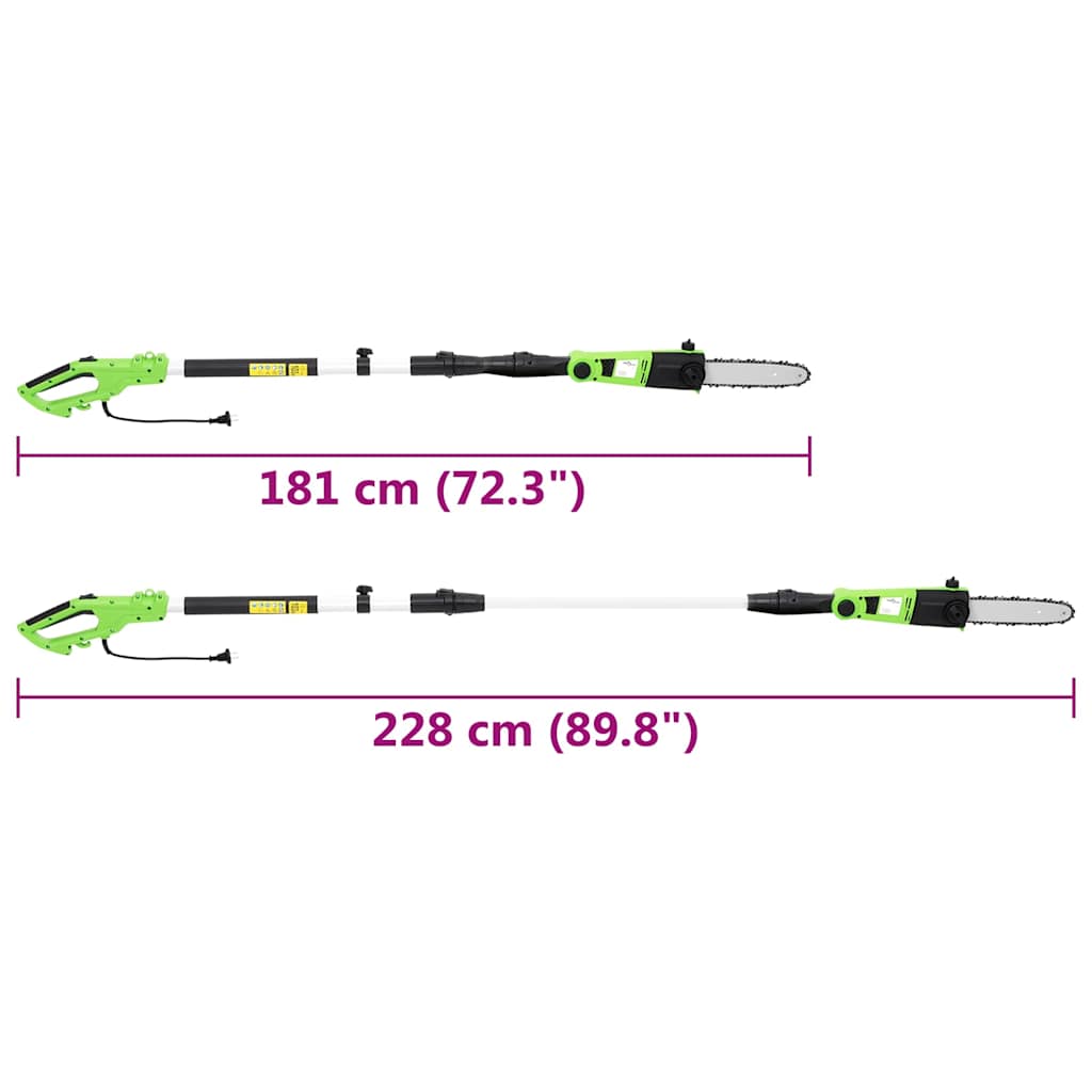 Motosega Telescopica Elettrica ad Asta 25 cm 710 W