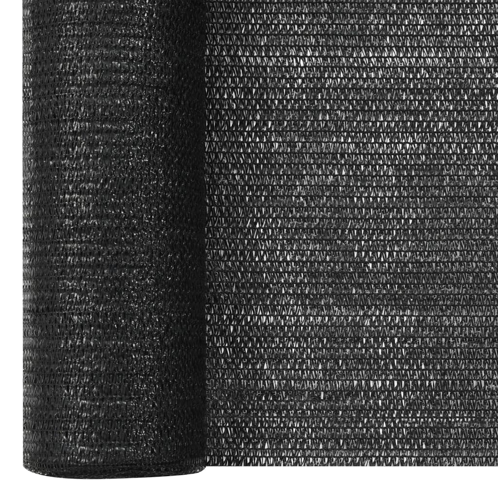 Rete per Privacy Nera 2x10 m in HDPE 75 g/m²