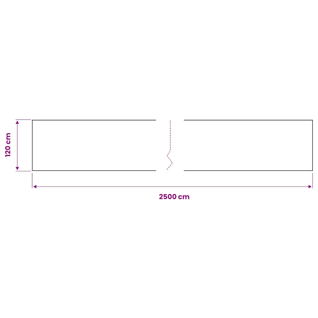 Rete per Privacy Verde 1,2x25 m in HDPE 150 g/m²
