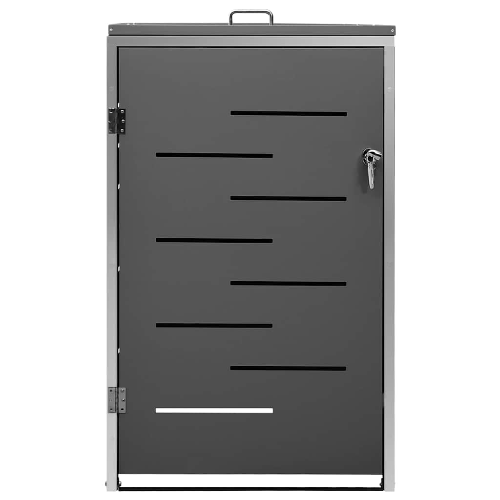 Copribidone per Spazzatura Singolo 69x77,5x115cm Acciaio Inox