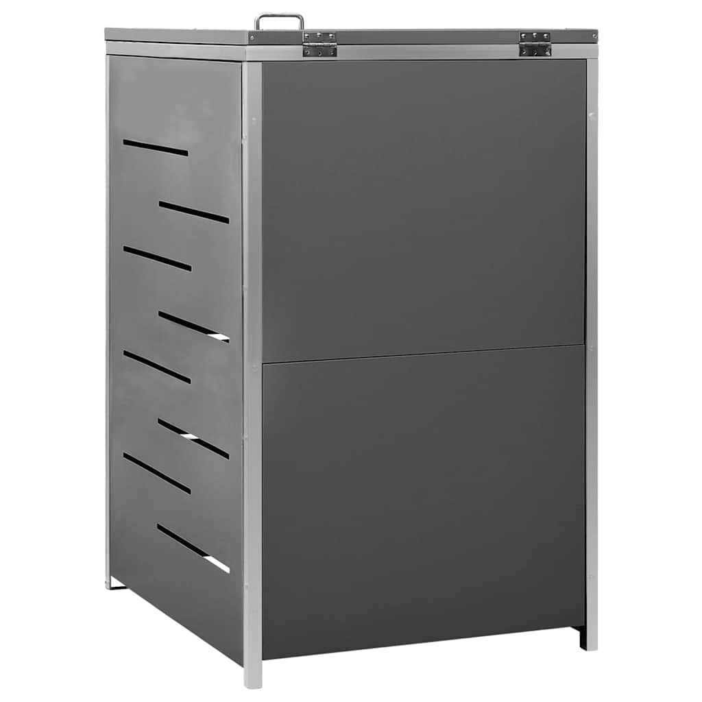 Copribidone per Spazzatura Singolo 69x77,5x115cm Acciaio Inox