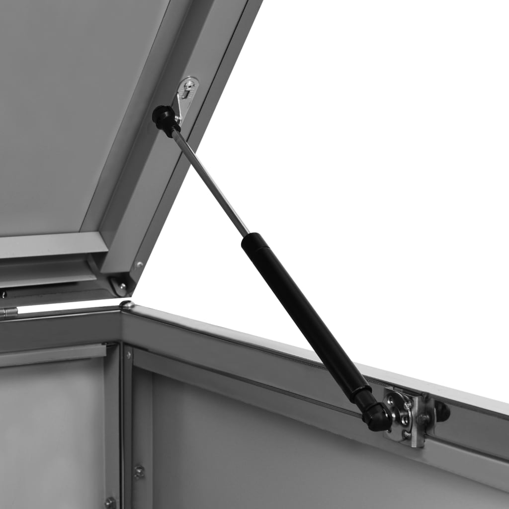 Copribidone per Spazzatura Singolo 69x77,5x115cm Acciaio Inox