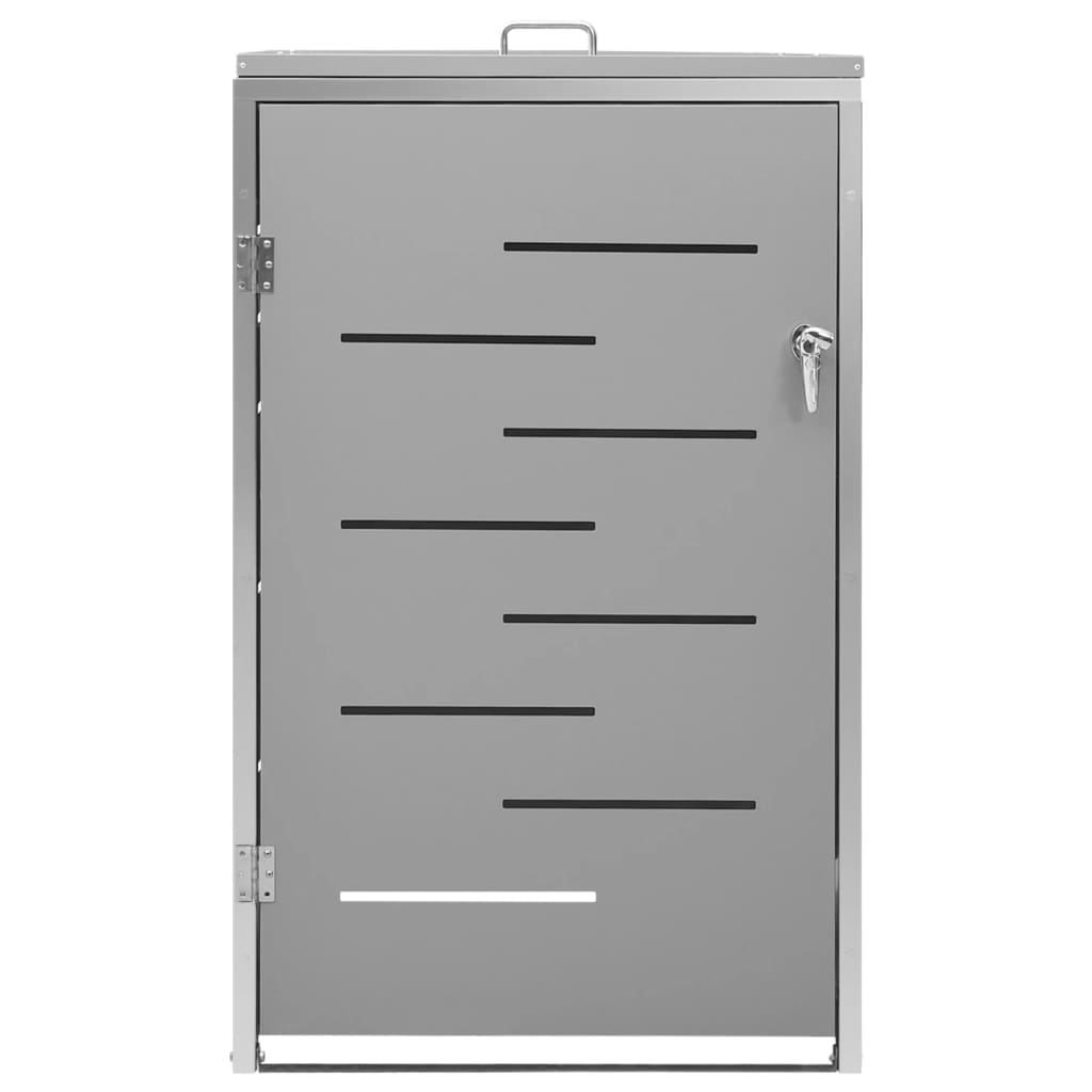 Copribidone per Spazzatura Singolo 69x77,5x115cm Acciaio Inox